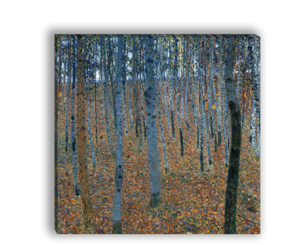 Картина для интерьера "Буковая роща", художник Климт, Густав, печать на холсте