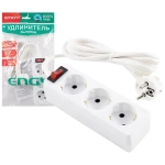 Удлинитель с выключателем ENGY Гранд 2мроз с/з (ПВС 3,75)