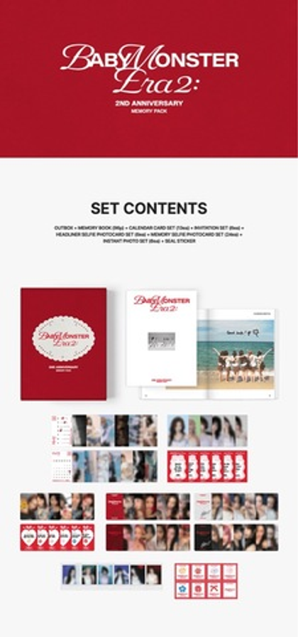 Фотобук BABYMONSTER : ERA II | BABYMONSTER 2nd Anniversary Memory Pack