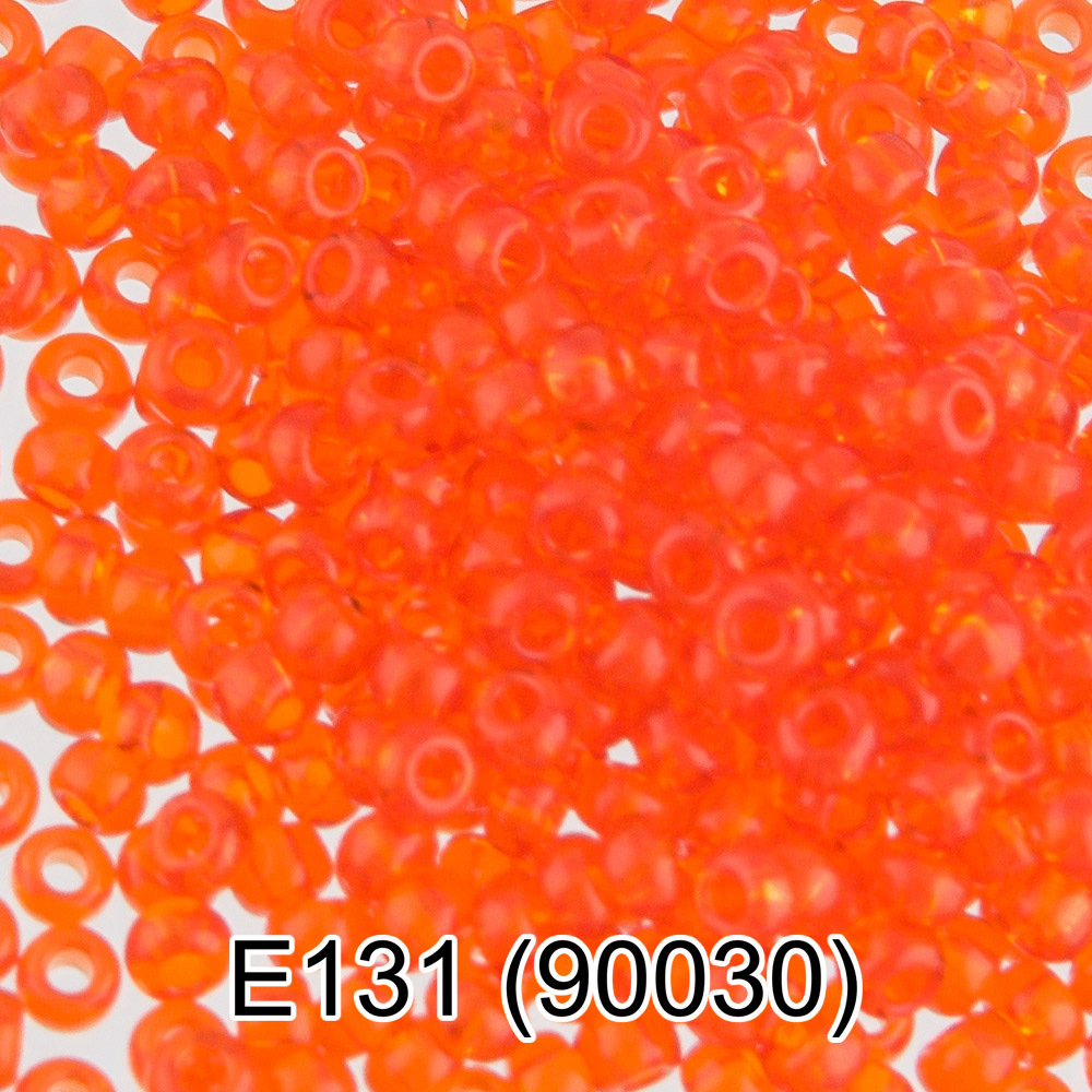 Бисер Чехия "GAMMA" круглый 5 10/0 2.3 мм E131 яр.оранжевый ( 90030 )