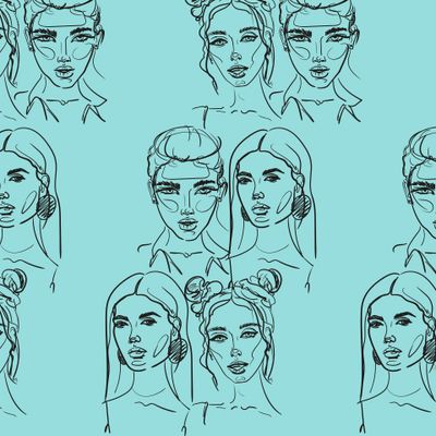 Fashion line pattern