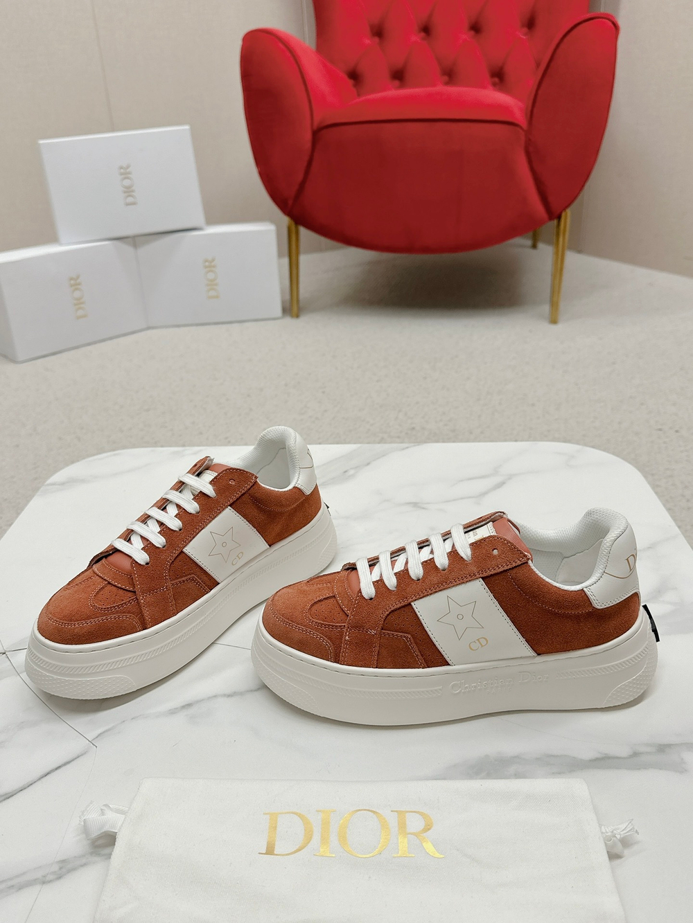 Christian Dior Star Platform Sneaker