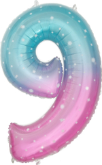 Шар Цифра Нежные искры