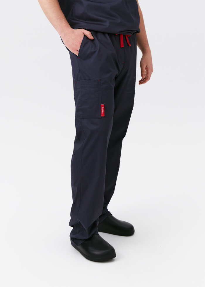 Брюки медицинские унисекс Red Base, ртуть хлопок