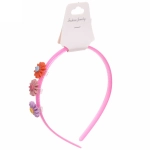 Ободок для волос детский на блистере «MiMi Boom - Ромашки», микс 6 цветов, 0,5см