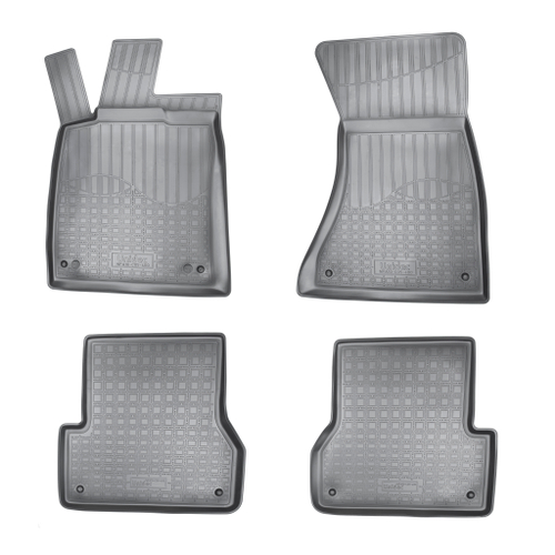 Ковры в салон Norplast/Unidec для Audi A6 в кузове 4G:C7 (2011-2017), Черный, арт.NPA10-C05-400