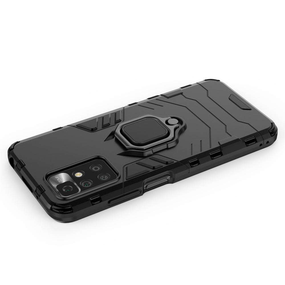 Противоударный чехол с кольцом Panther Case для Xiaomi Redmi 10