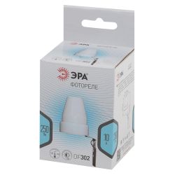 Датчик освещенности ЭРА DF 302 Фотореле серый, настенный, максимальная нагрузка 2200 ВА IP44