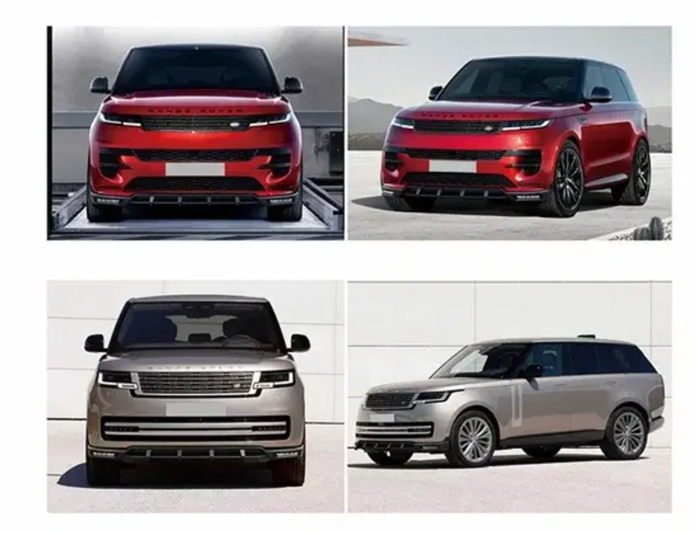 Губа переднего бампера с подсветкой для Land Rover Range Rover Sport L460 L461 2023+ декоративный тюнинг