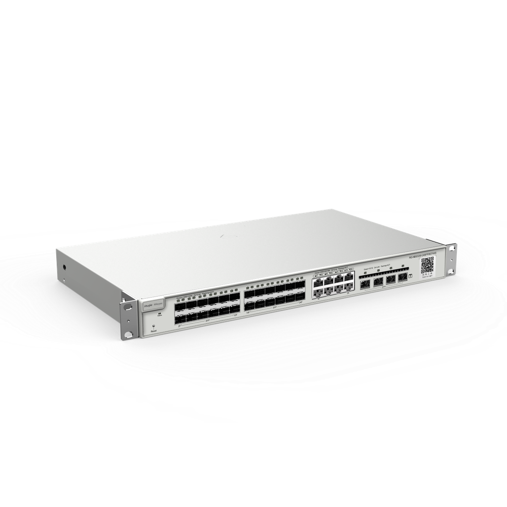 Коммутатор 24-Port Ruijie Reyee RG-NBS3200-24SFP/8GT4XS 4-Port SFP+