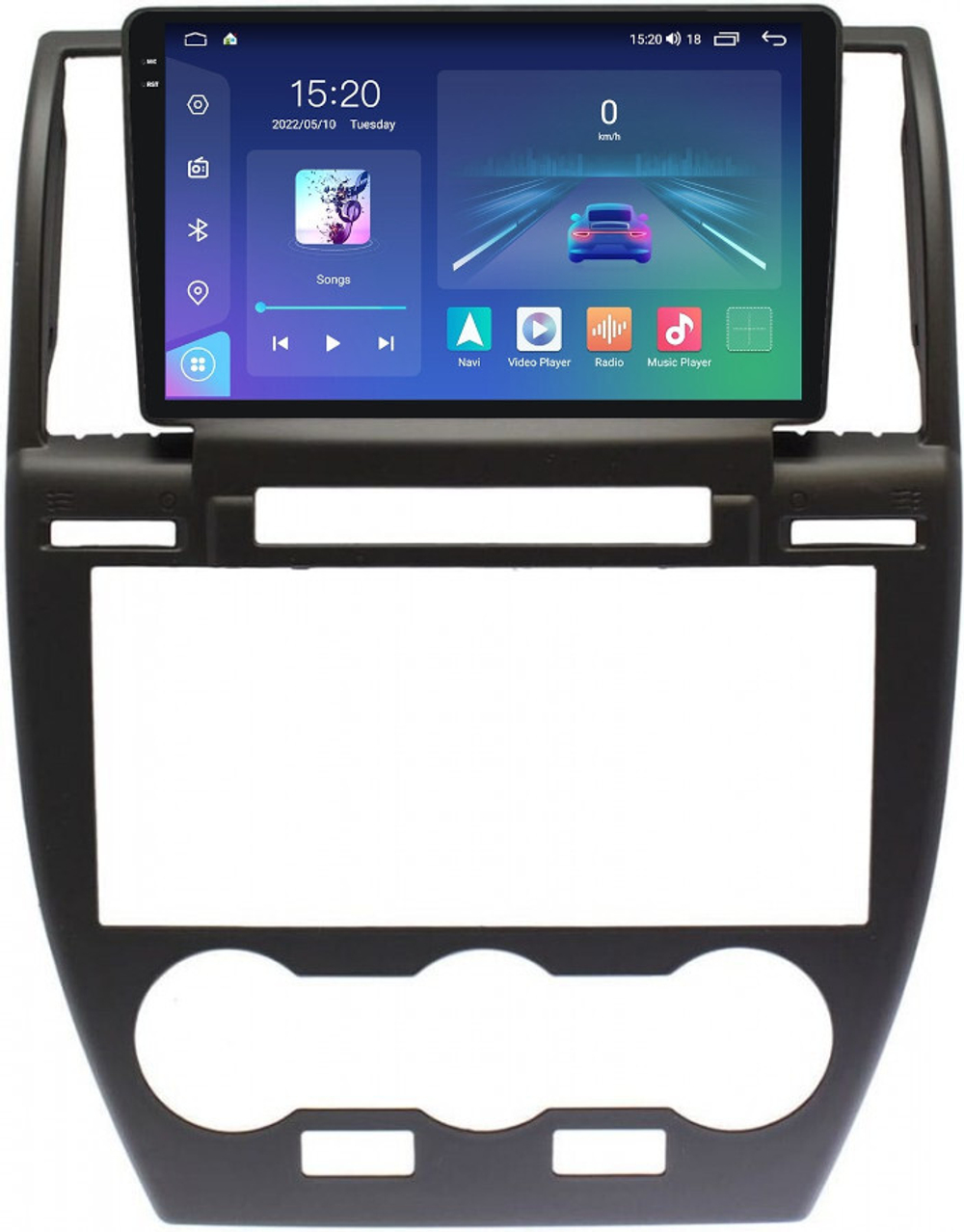 Магнитола для Land Rover Freelander 2 2007-2012 (монохром) - Parafar PF102LUX2U2K на Android 13, QLED+2K, ТОП процессор, 8Гб+128Гб, CarPlay, 4G SIM-слот