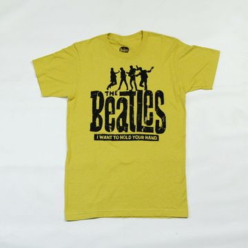 Футболка The Beatles I Want To Hold Your Hand желтая (201)