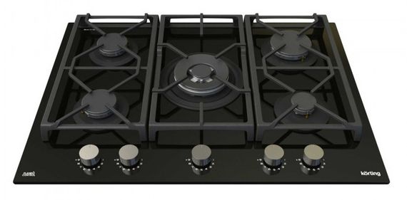 Газовая стеклянная варочная панель Korting HGG 7987 CTN FLC