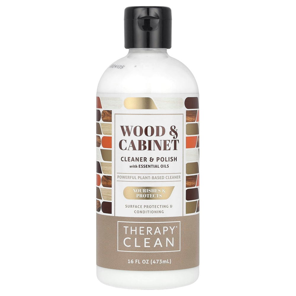 Therapy Clean, Для дерева и мебели, очищающее средство и полироль с эфирными маслами, 473 мл (16 жидк. унц.)