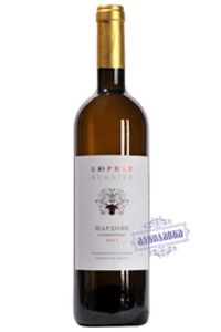 Burnier Chardonnay white aged dry wine