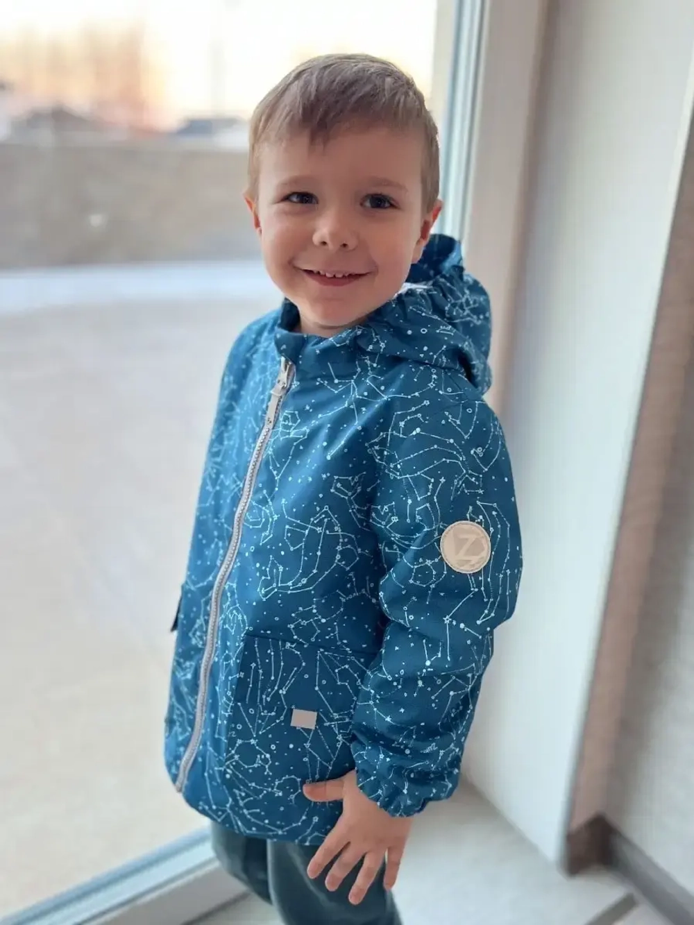 Ветровка мембрана на хлопковой подкладке