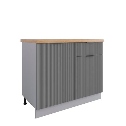 Кухня Модуль СШ 1000 Мелисса Графит Скин