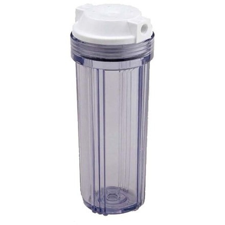 AEG-C14 Корп. для сист. фильтр. 10", прозрач., подв.1/4"