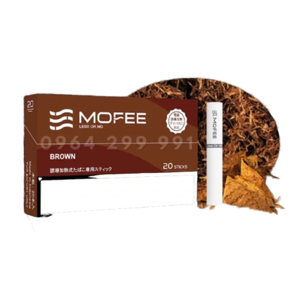 Стики Mofee Brown - табак с древесно-ореховыми нотками (Япония) (блок - 10 пачек)