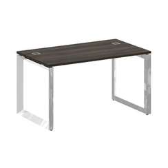 Onix Direct Lux Стол руководителя О-обр. м/к M-O.MO-SRR-3.8 Дуб Мали/Нержавеющая Сталь/Хром 1380*800
