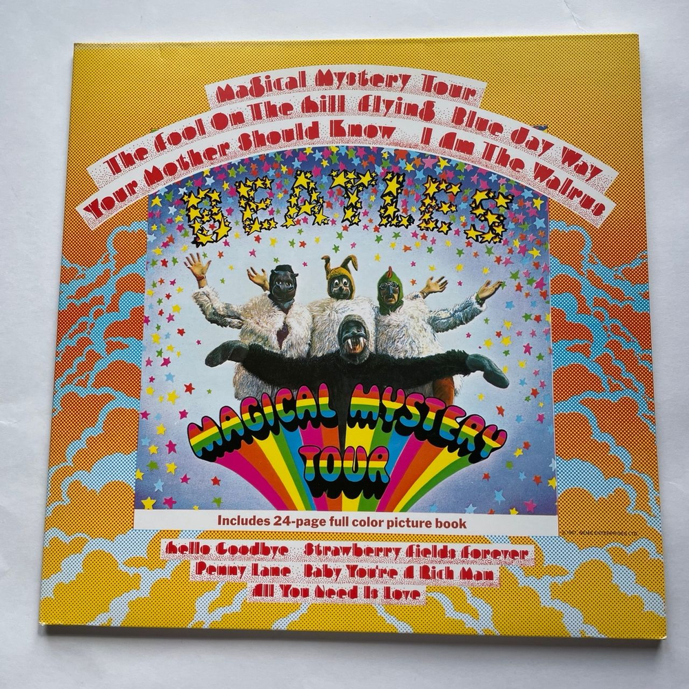 Винтажная виниловая пластинка LP The Beatles Magical Mystery Tour (Англия 1988)