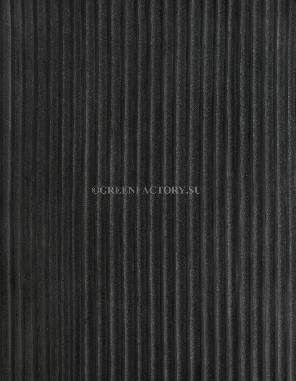 Кашпо TREEZ ERGO - серия Jet - Цилиндр - Антрацит