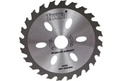 Диск пильный по дереву 125x20 мм, 24Т TOUA TDW1252024