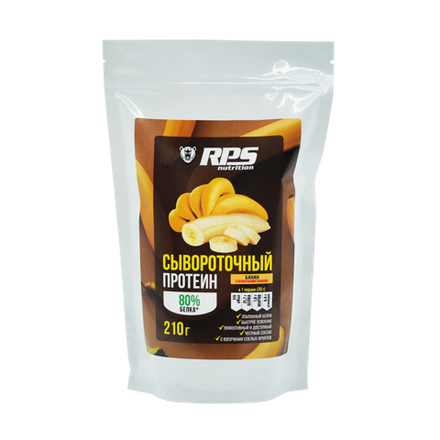 СЫВОР. ПРОТЕИН 210г ПАКЕТ, WHEY PROTEIN RPS NUTRITION