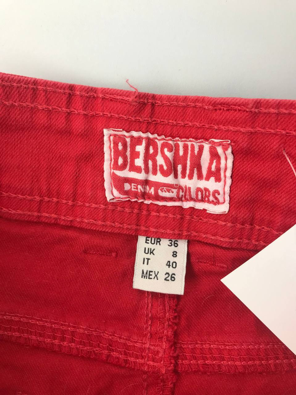 Юбка Bershka огненно-красная 42 размер