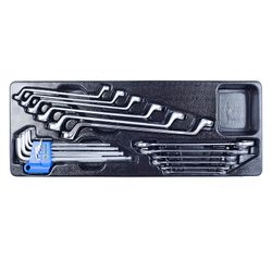 KING TONY (901-069MR01) Набор инструментов универсальный, выдвижной ящик, 69 предметов