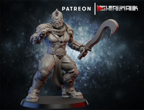 Chaos Chaos Cultists Культист Хаоса №3 миниатюра для dnd, днд, pathfinder, фентези, Настольная игра, НРИ, Варгейм, РПГ