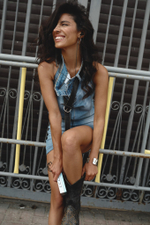 Upcycling платье мини