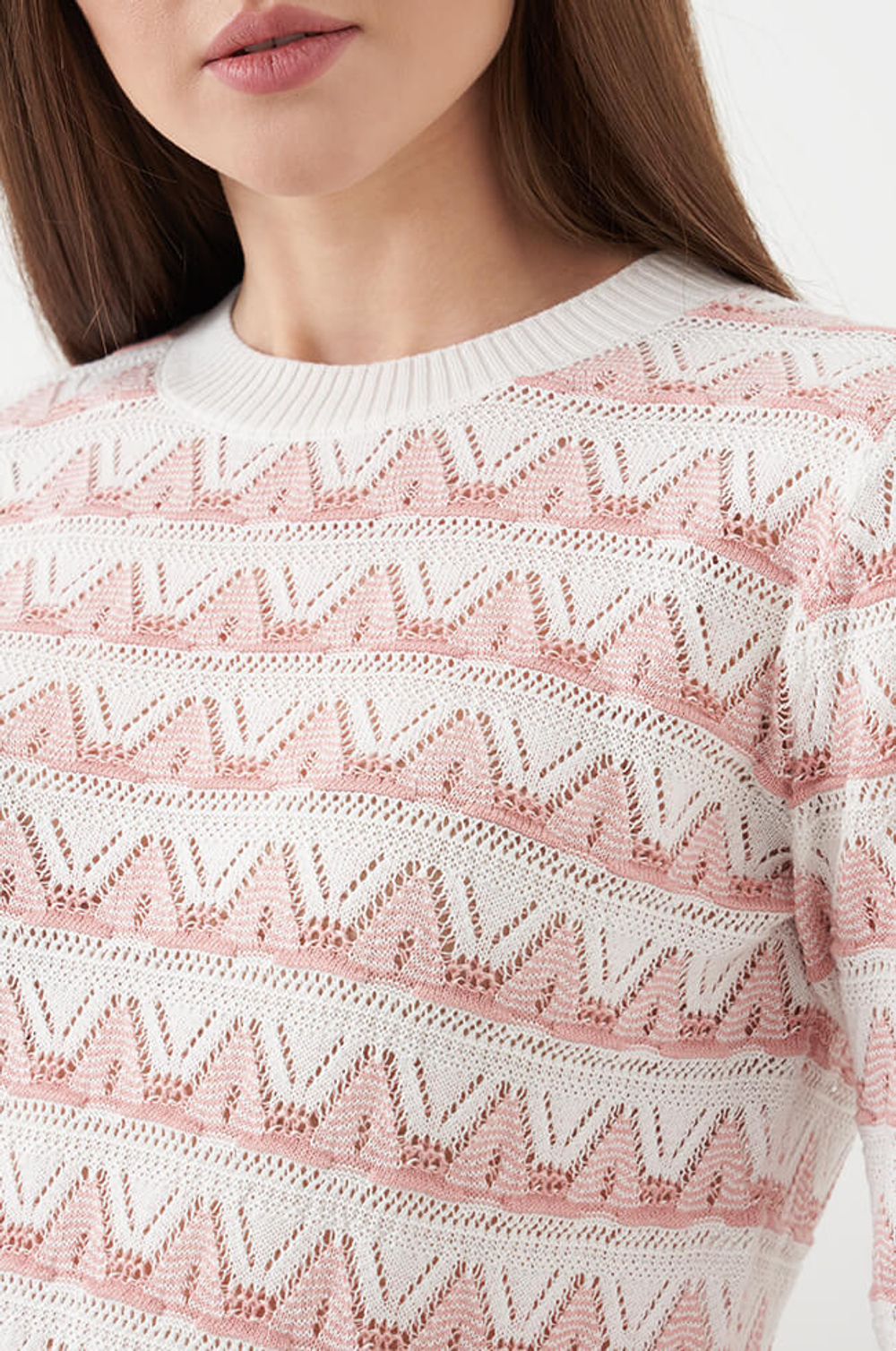 22825 Джемпер женский (молочно-розовый)