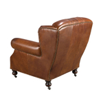 Кресло Angel Cerda Chester 5156 из коньячно-коричневой кожи
