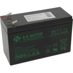 Аккумуляторная батарея для ИБП B.B. Battery Аккумулятор BC 7.2-12 (12V 7,2Ah)