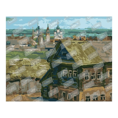Картина по номерам 40*50см "Ярославль. Слобода Коровники" (Lori)