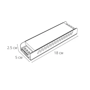 Преобразователь тока 24V 200W 8.3А A240606N серый Power-standard Arte Lamp