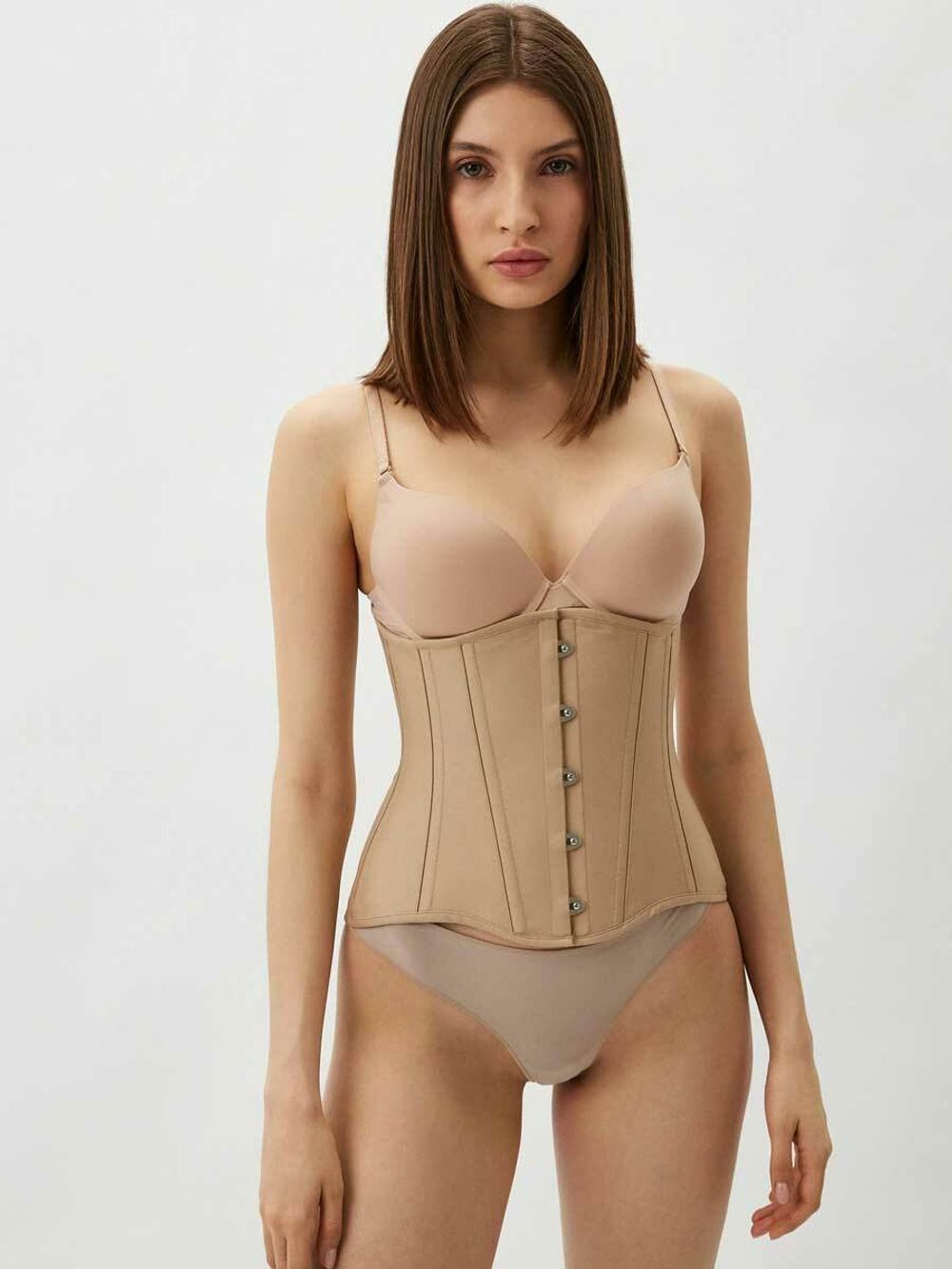 Бежевый корсет для талии