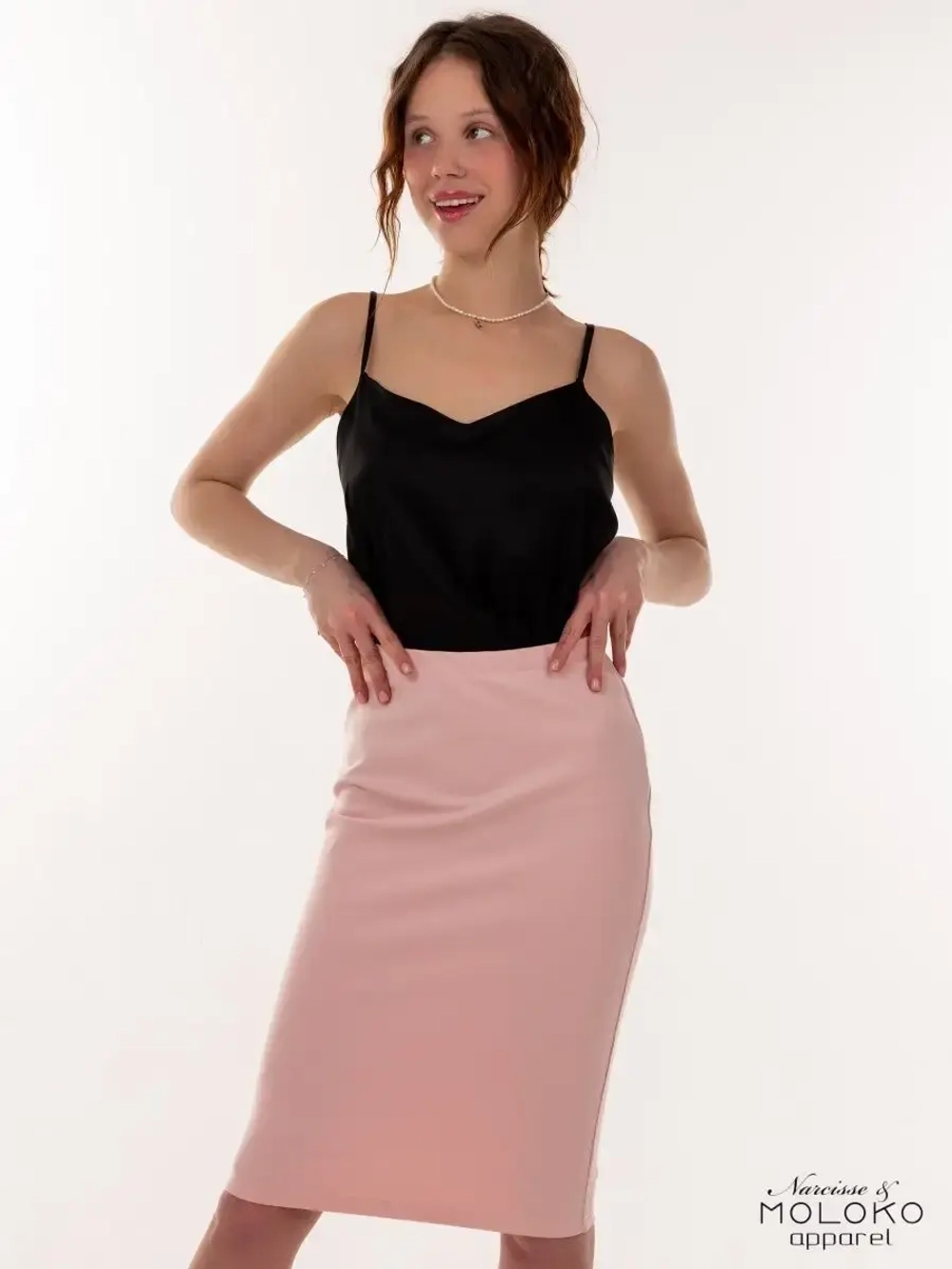 Юбка для беременных миди