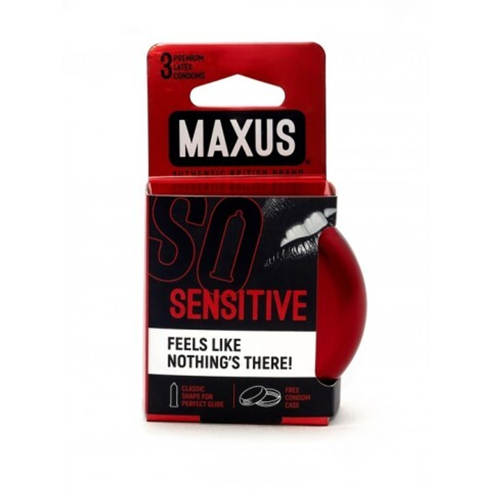 Презервативы "MAXUS" SENSITIVE № 15 (ультратонкие) в железном кейсе