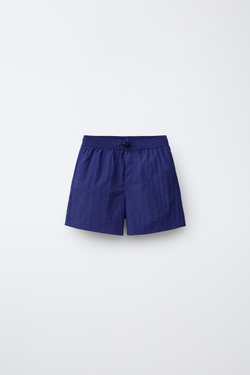 ZARA ПЛАВКИ-БЕРМУДЫ СО СТОППЕРОМ, СИНИЙ