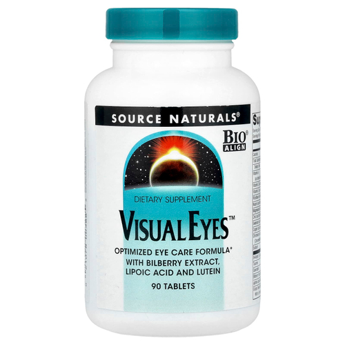 Source Naturals, Visual Eyes, мульти-питательный комплекс, 90 таблеток