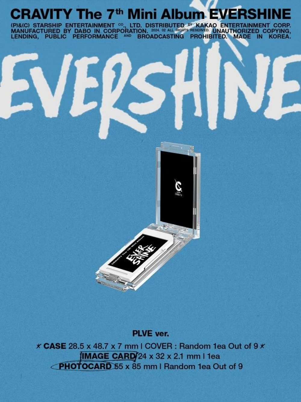 Альбом CRAVITY - EVERSHINE 7th Mini Album PLVE Version