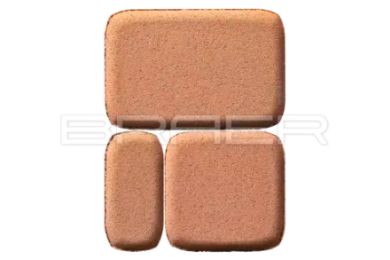 Тротуарная плитка Braer Классико, Янтарный, 60 мм