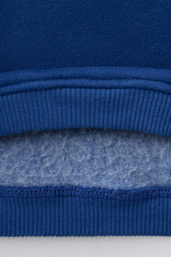 ZARA ТОЛСТОВКА С ПРИНТОМ «МЕДВЕЖОНОК», СИНИЙ