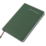 Ежедневник недатированный, А5, Yalong, 7БЦ, ПВХ, ляссе, зеленый, клетка, 120 л., "Классика"