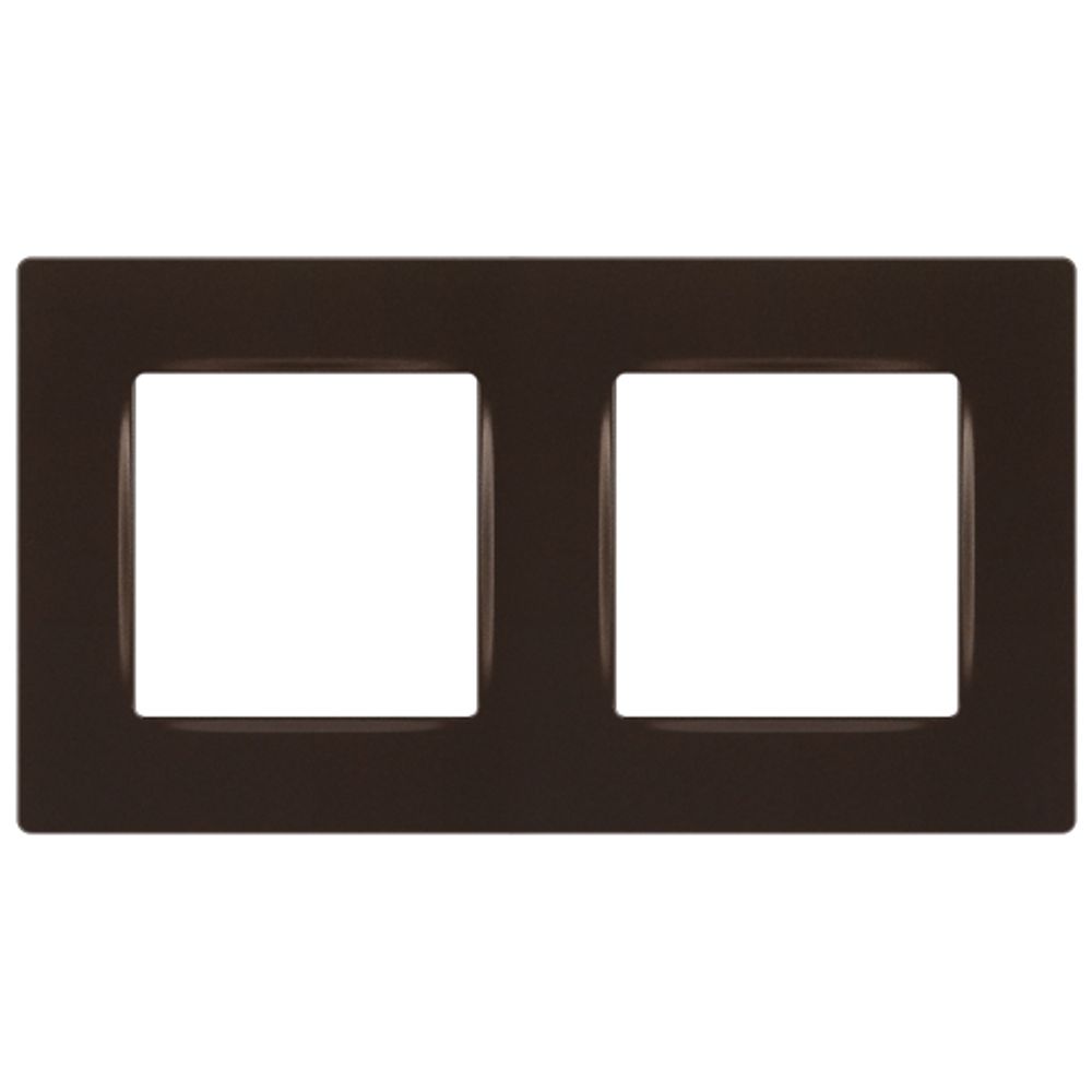 Рамка для розеток и выключателей ЭРА Серия 12 12-5202-13 на 2 поста, Классик, бронза