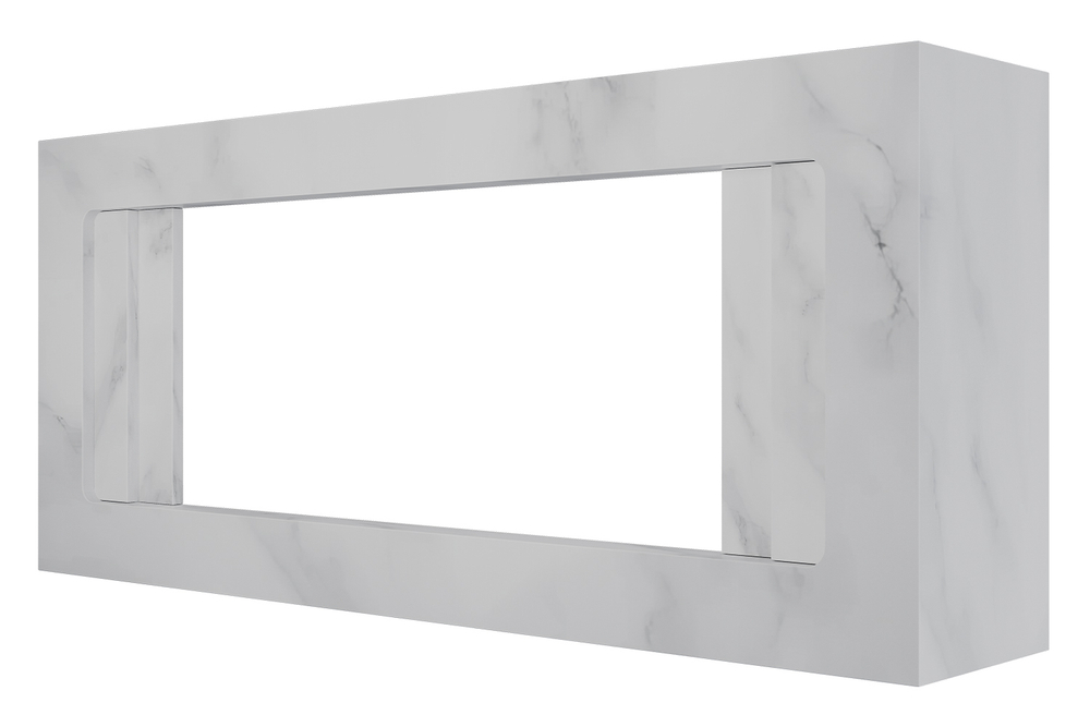 Каминокомплект Line 42 Dark Grey (Разборный) - Темный серый с очагом Vision 42 LED