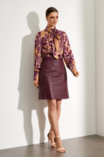 4791 Юбка женская (бордо)