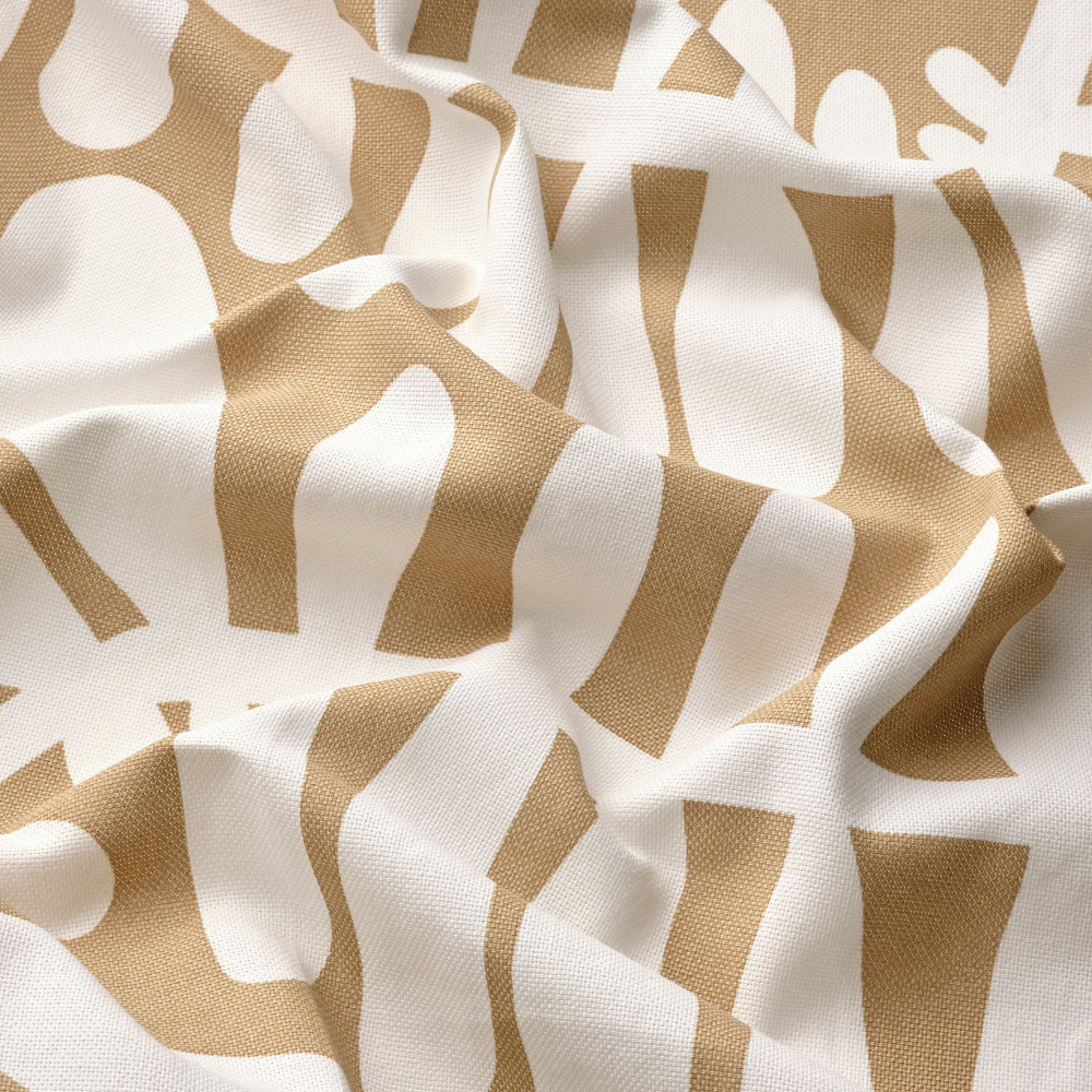 Комплект штор IKEA MAJSMOTT (МАЙСМОТТ), Бежевый с рисунком, 145x250 см, 2 шт